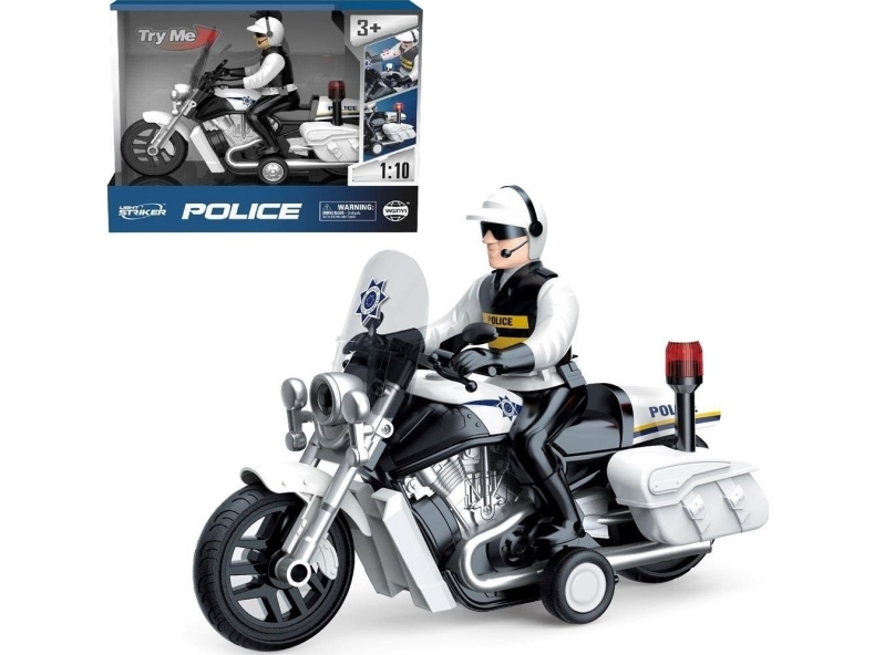Politimotorcykel Med Lys Og Lyd