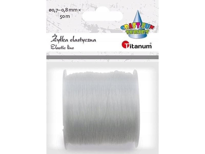 Silikonelastisk lina 0,7–0,8 mm 50 m | Kontorsmaterial - Tejp & dispensrar - Kontors tejp | GameStuff