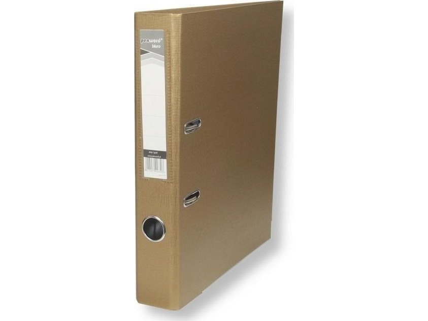 A4-segregator med 5 cm klemme guld