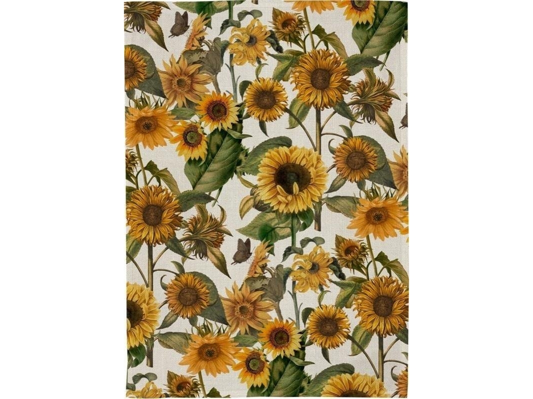 Køkkenhåndklæde - Solsikker