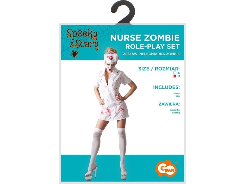 Adult Zombie Nurse Kostüm Größe M