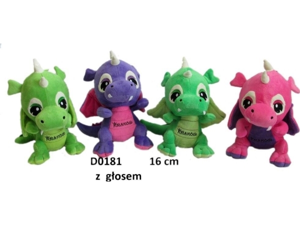 Dragon "Krakow" With Voice 15Cm Mix