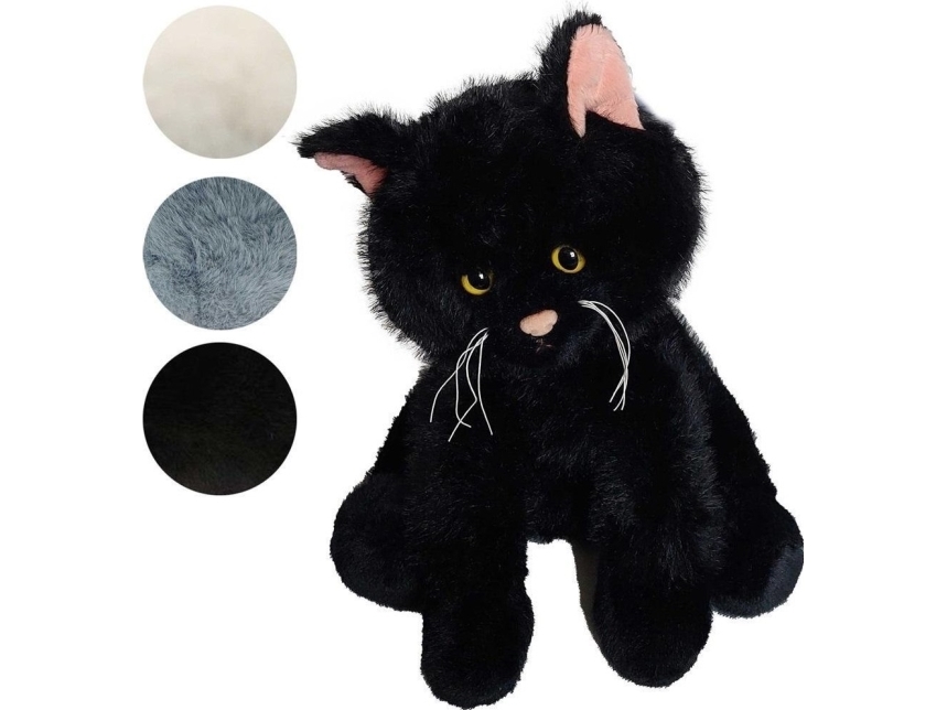 Plys Kat Siddende 33 Cm Mix