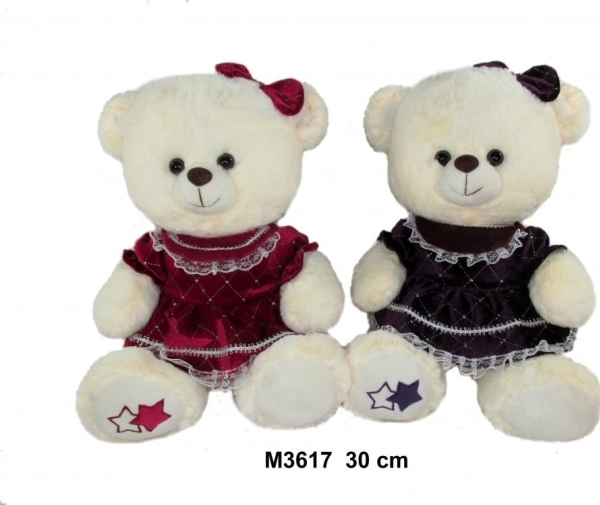 Teddy Bear Mascot In Dress 2 Asst 30 Cm 159823 Mix Price Per 1 Piece
