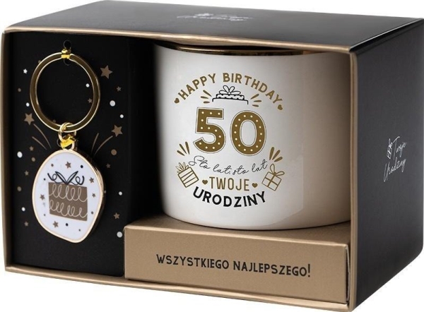 Slowmoose presentset för 50-årsdagen, vit-guld | Julen - Julklappar - Julklappar | GameStuff