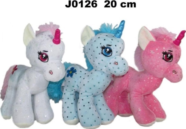 Mascot Einhorn 3 Farben 20 Cm 156914