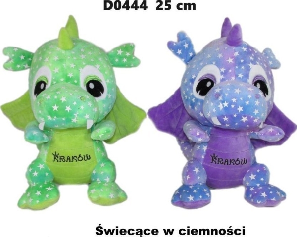 Dunkel Leuchtender Drache "Krakau" 25Cm Mix