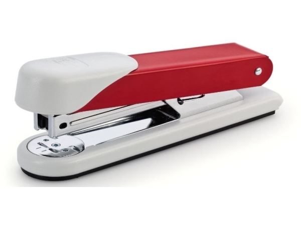 Novus hæftestifter Stabil - 30 ark - rød - standard indstik - 24/6 - 26/6 - metal - 80 g/m² (020-1289)