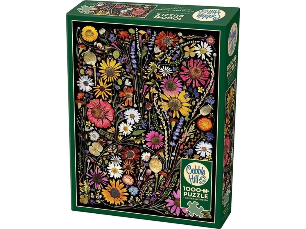 Puzzle 1000 Gepresste Blumen: Glück G3