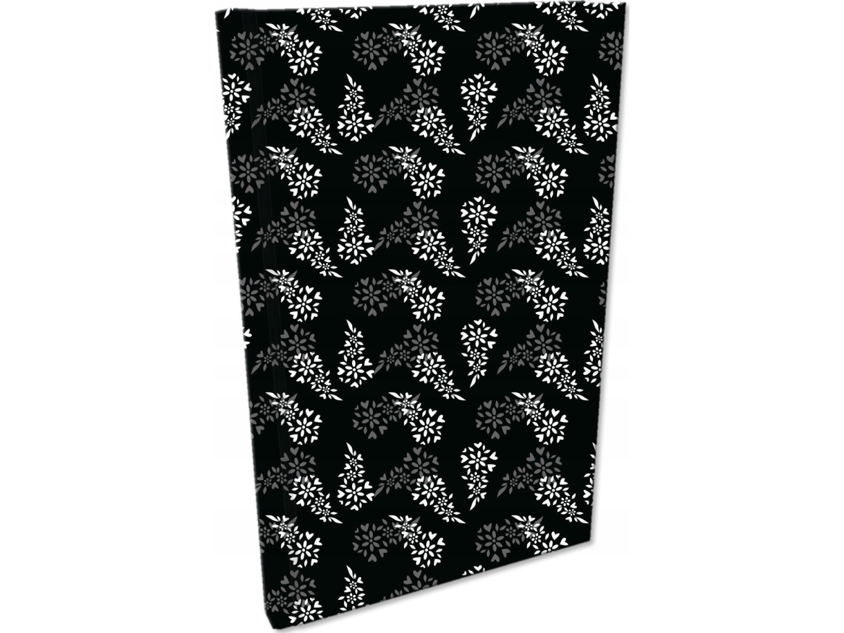 Notepads A5 Checkered Soft Touch Flowers In Clusters |