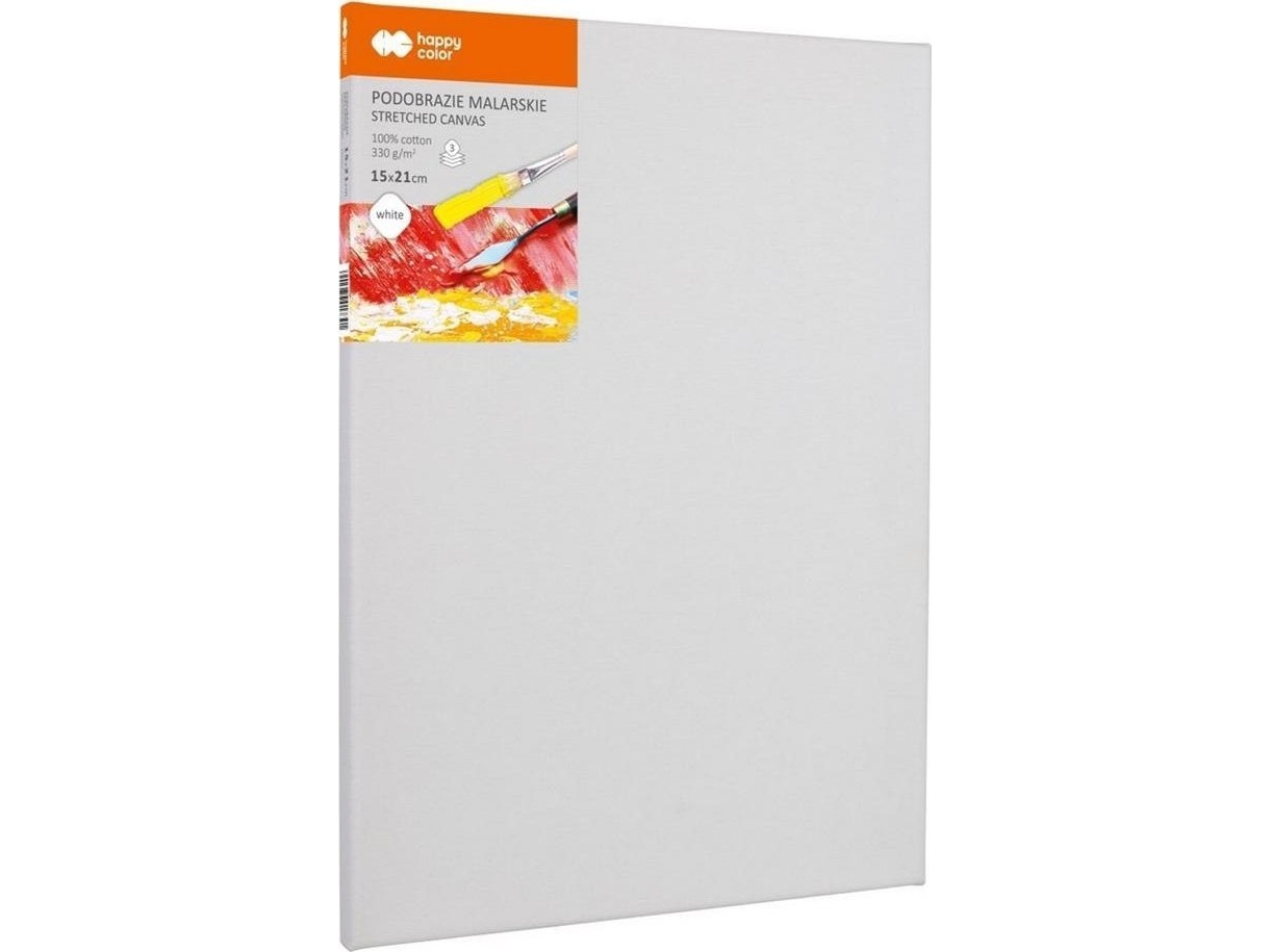 Bomullscanvas 15x21 cm vit HAPPY COLOR | Papper & Emballage - Specialpapper - Specialpapper för färgutskrift | GameStuff