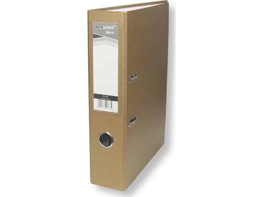 A4-ringpärm med 7,5 cm guldbeslag | Arkivering - Binders - PP/Kartong Binders A4 | GameStuff
