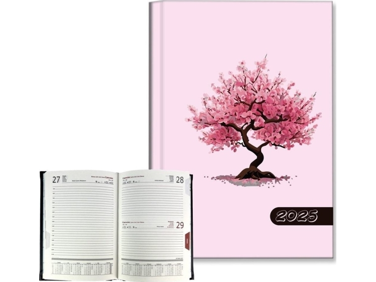 Kalender 2025 B6 Dagligt Træ