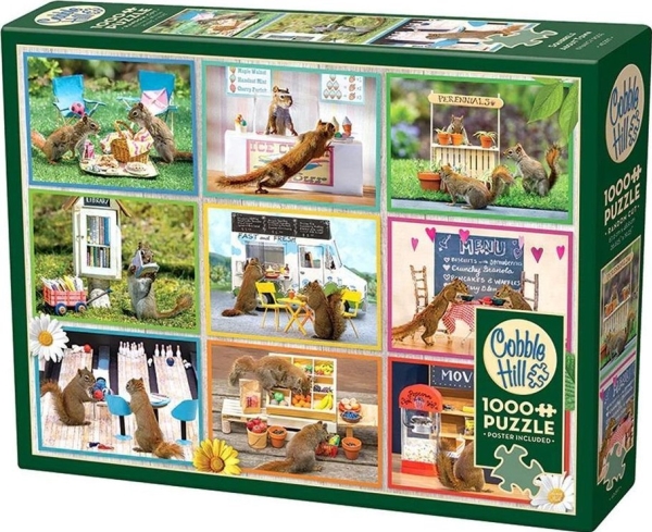 Puzzle 1000 Eichhörnchen In Der Großstadt G3