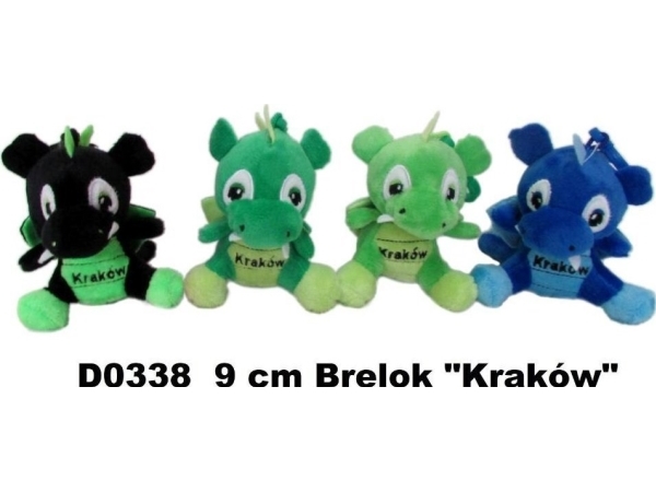 Schlüsselanhänger Drache "Krakau" 9Cm Mix