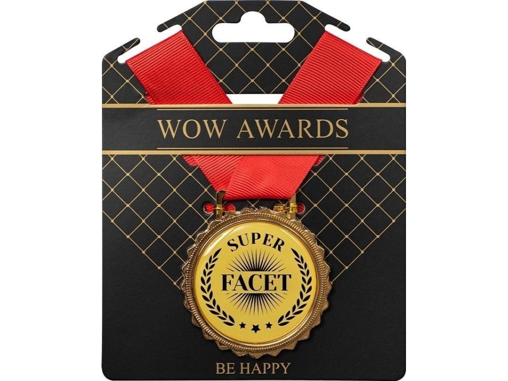 T-shirt-medalje til gave - Super Facet