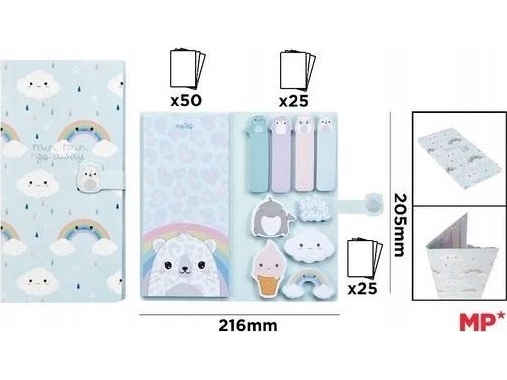 Frosty Sticker Notebook