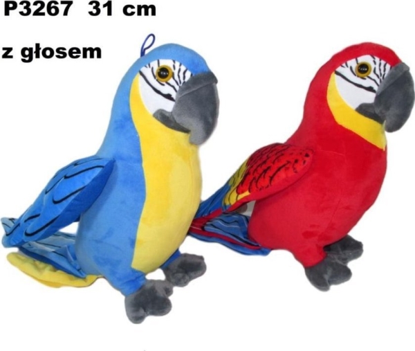 Papagei Mit Stimme 31Cm Mix