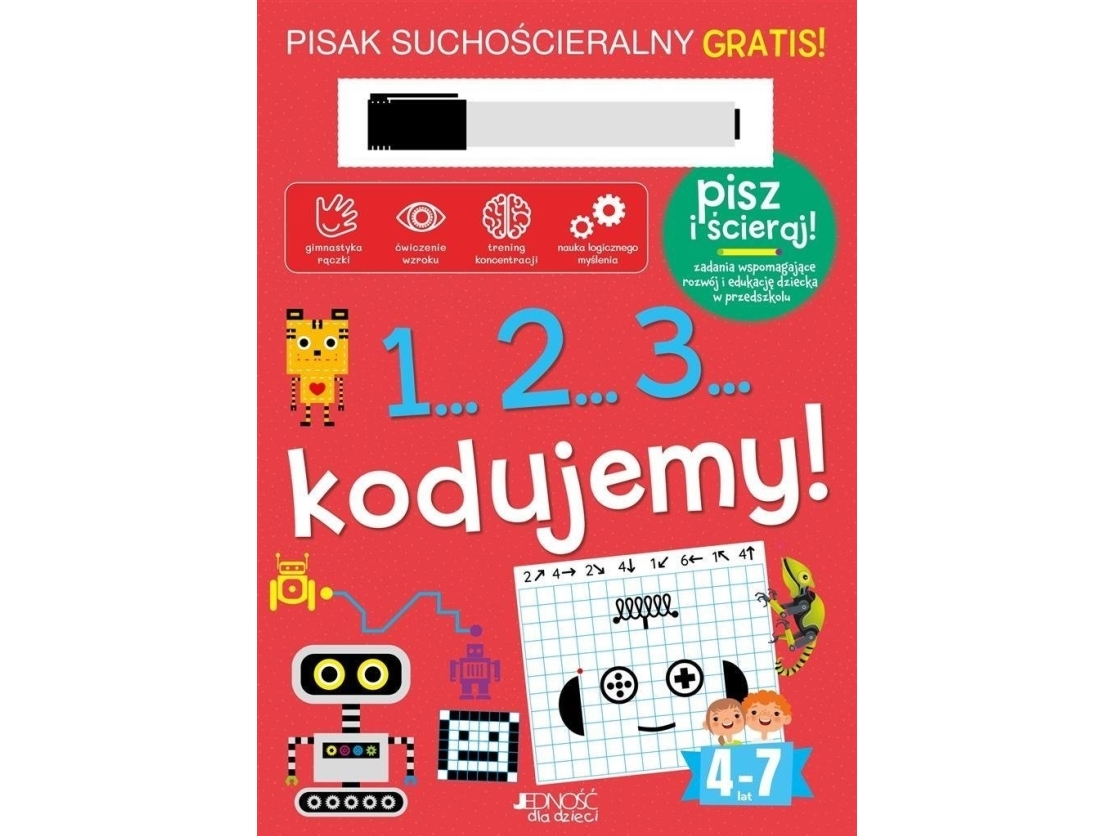 1....2...3... Vi Koder! En Bog Med En Markør...