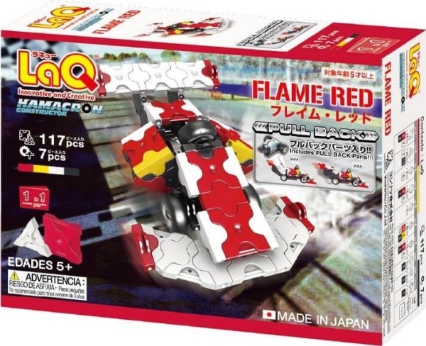 Konstruktorius LaQ „Hamacron Constructor Flame Red” / 117 detalių