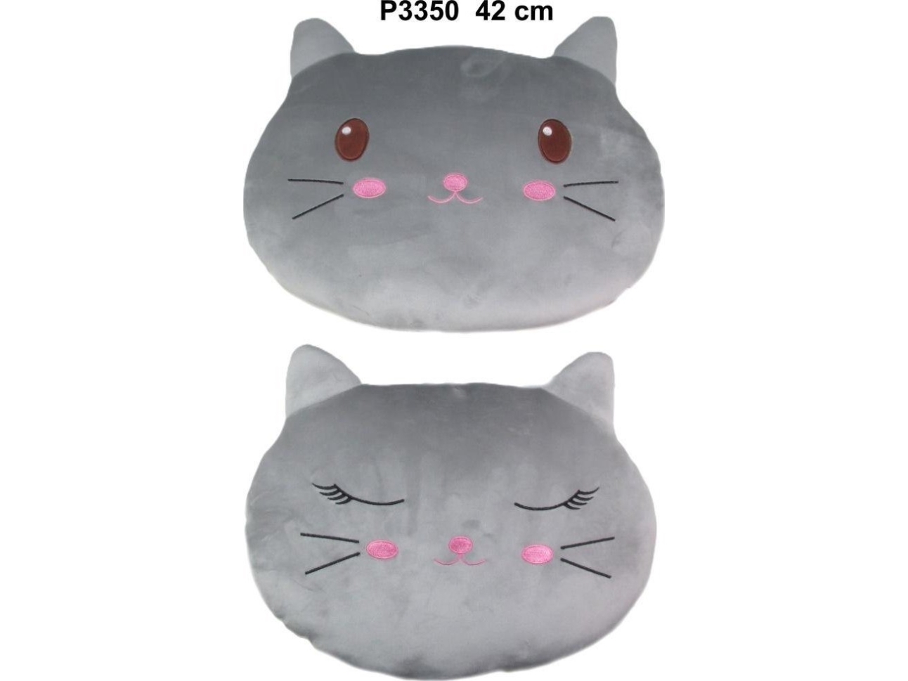 Kudde katt grå 42cm MIX | Bostäder - Hemtextil - Dekorativa kuddar | GameStuff