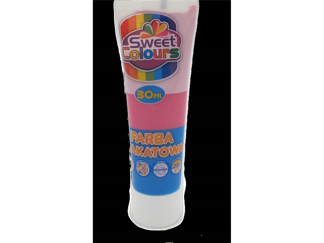 Farba plakatowa w tubie róż 30ml