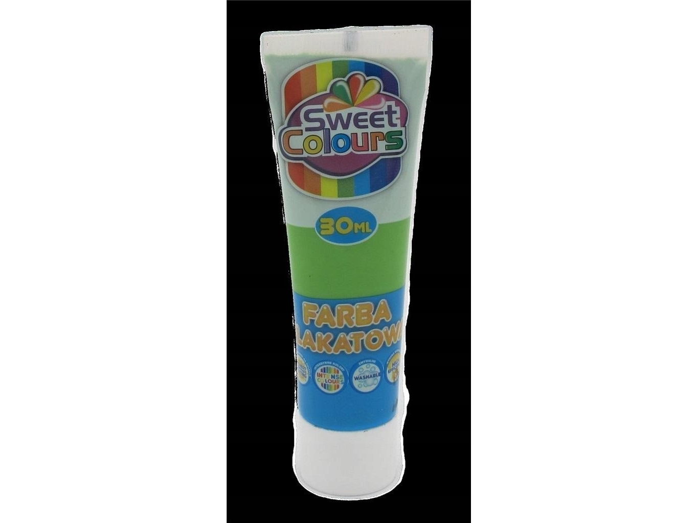 Färgplakat i tub ljusgrön 30 ml | Leksaker - Kreativitet - Rittning och målning | GameStuff