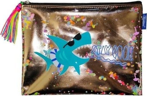 Gold Shark blixtlåspåse | Hälsa - Personlig vård - Övriga | GameStuff