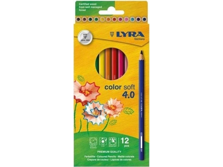 Color Soft 4.0 Hangable Pencil 12 Farben