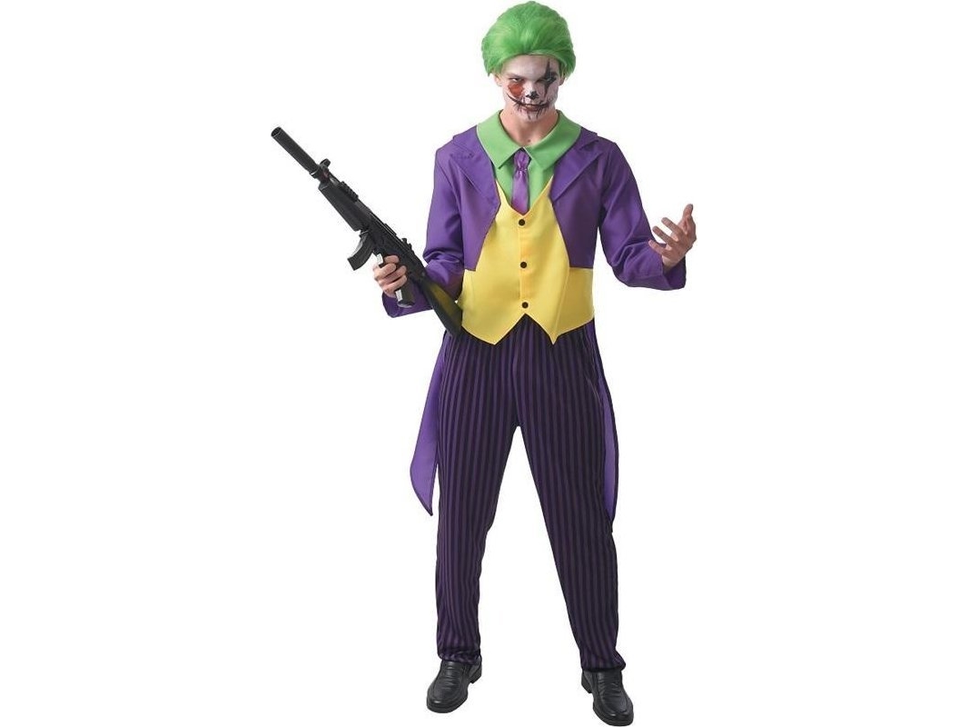 Crazy Clown Kostume Til Voksne Størrelse 56