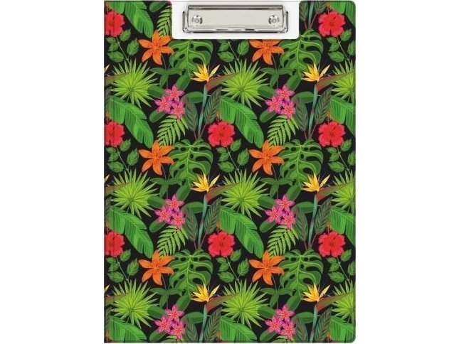 CLIP A4 PVC-mappe Flowers biurfol KHN-04-25