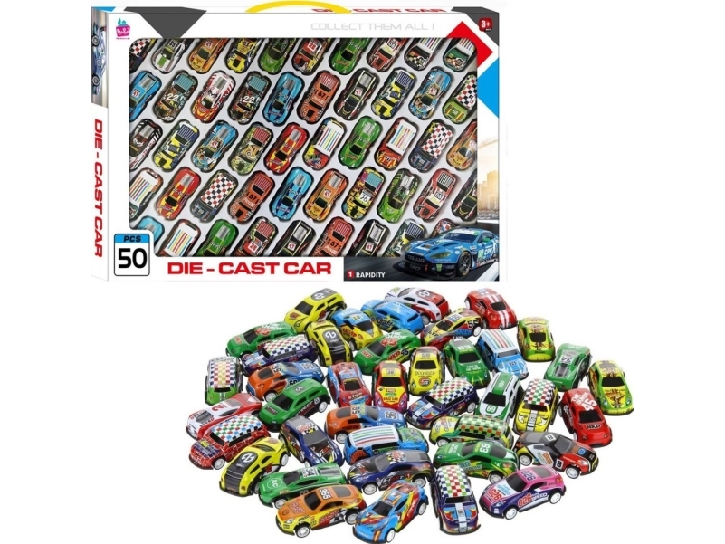 Bilar i metall pull back 50 st | Leksaker - Bilar och andra fordon - Die-Cast bilar | GameStuff