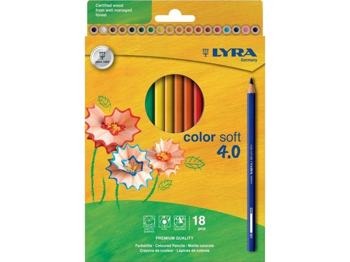 Color Soft 4.0 Aufhängbarer Stift 18 Farben