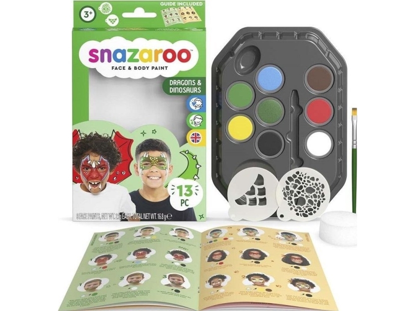 Face paint set dragons and dinosaurs | Leksaker - Rollek - Kostym | GameStuff