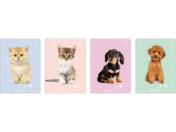 Puppy Sign 16k Farve Tri Line Notesbog Stk