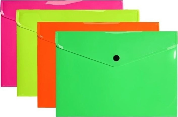 Umschlagmappe A5 Pp Neon-Mix Op 10 - Biurfold Tk-Neon-A5
