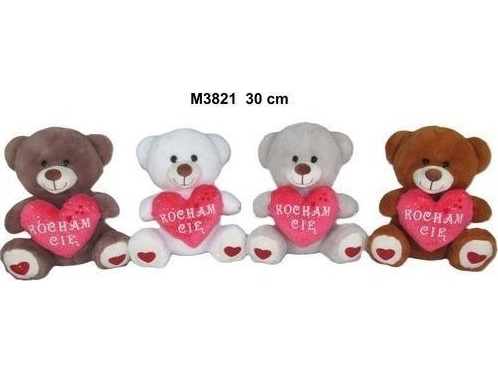Teddybär Mit Herz 30Cm Mix