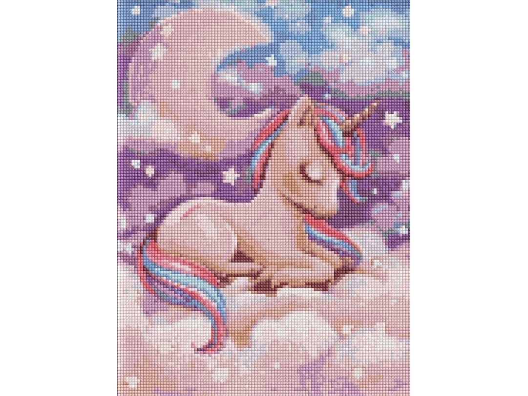Diamantmosaik - Magisk Drøm 30X40cm
