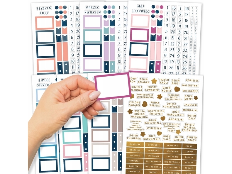 Stickers For Planners And Bullet Journal 7 Sheets