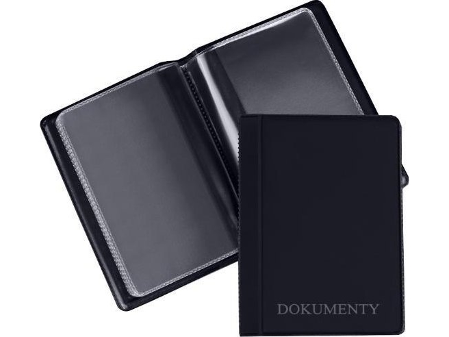 Dokumentenhülle Mini Standard Schwarz (10 Stück)