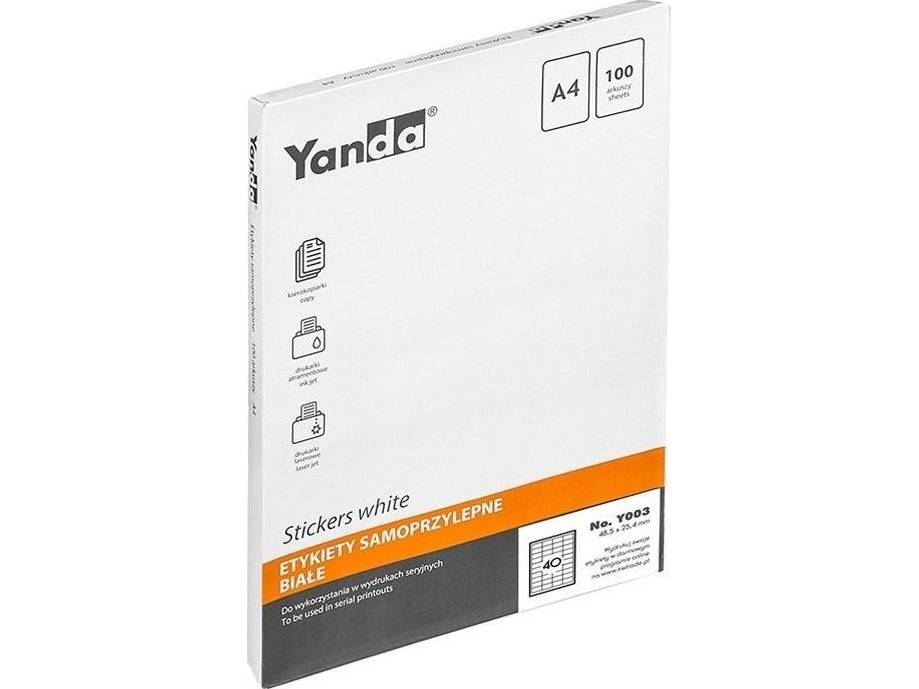 Itsekiinnittyvät tarrat NO.Y003 YANDA