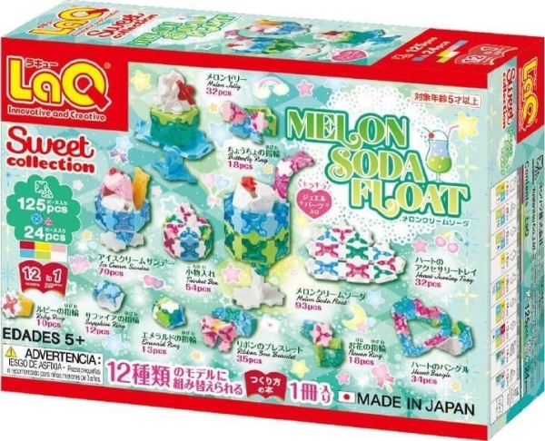 Klocki Edukacyjne Laq Sweet Collection Melon Soda