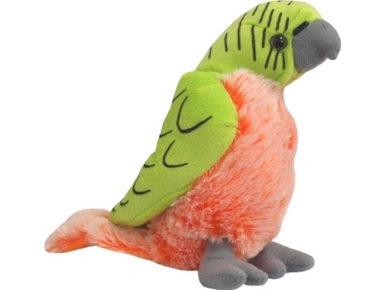 Grön-Orange Papegøje 17 Cm