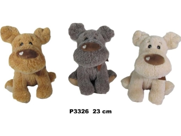 Ast. Plus Dog 23 Cm, Su Kokard., 3 Col.