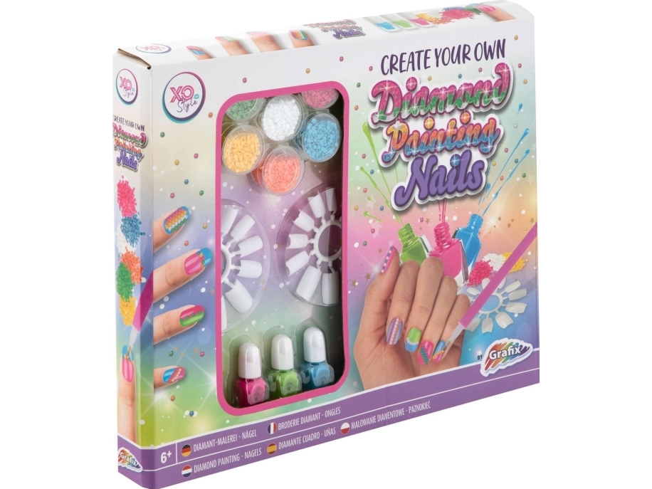 Grafix nagelmålning diamant nagellack nageltips Grafix | Leksaker - Rollek - Smink och hår | GameStuff