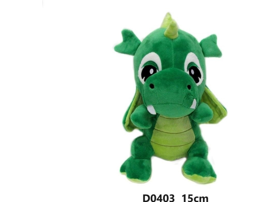 Mørkegrøn Drage 15 Cm