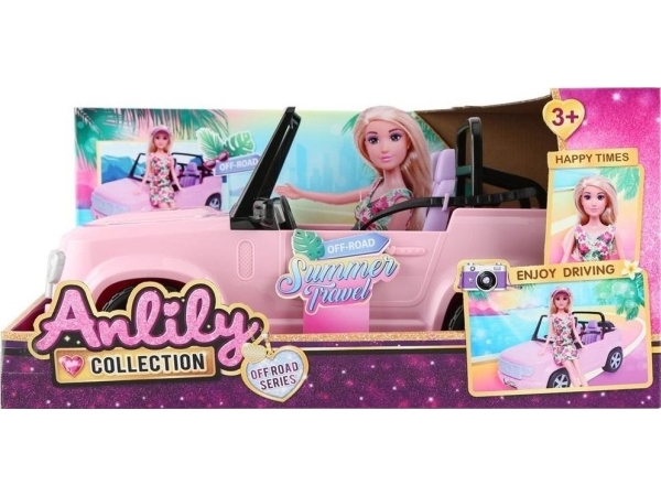 Auto Cabriolet Różowy