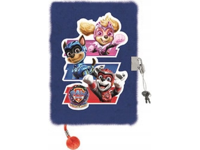 Hængelåst Dagbog A5 96K Psi Patrol Paw Patrol