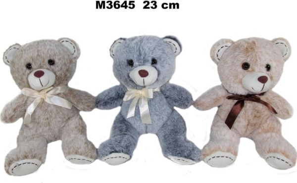Teddy Bear Mascot 3 Colors 23Cm 161215 Mix Price Per 1 Piece