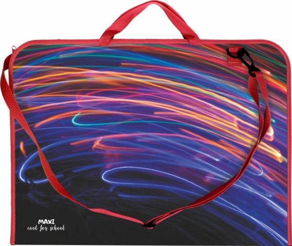 Biurfol A3 piirustuskansio, jossa on muovinen hihnakahva PP Valot